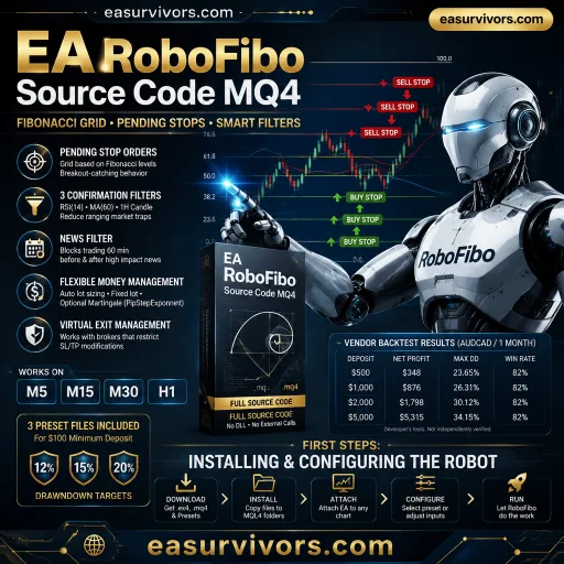 EA RoboFibo Source Code MQ4